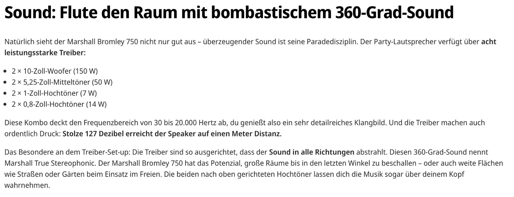Marshall Lautsprecher: MARSHALL BROMLEY 750 bluetooth – Neu (gemäss Beschreibung) aus Oberegg von zu-end 8