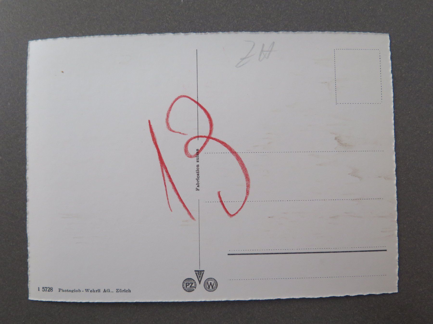 Cartoline postali: ZÜRICH-WIPKINGEN - ROSENGARTENSTRASSE – Usato da Wittenbach venduto da lipasal 1