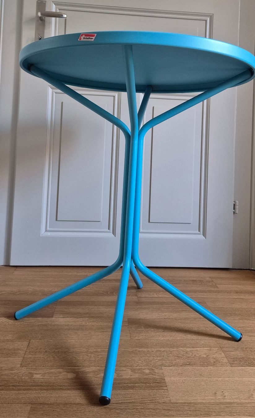 Schaffner Tables: Schaffner Bistrotisch türkisblau – D'occasion à Luzern par pesce36 1