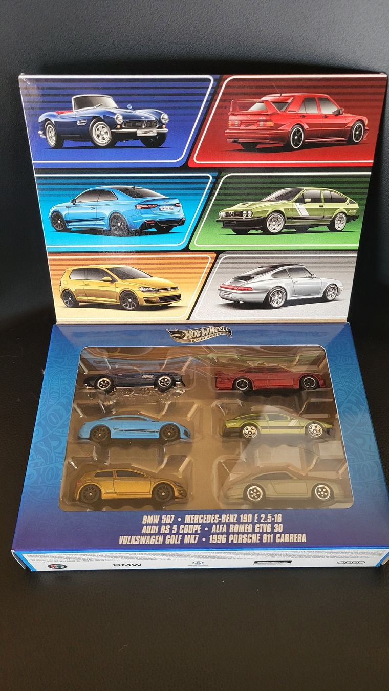 Hot Wheels Modellautos: Hot Wheels Silver Series Germany Set 6 Autos neu  – Neu und originalverpackt aus Jona von mjo_f5t2 1