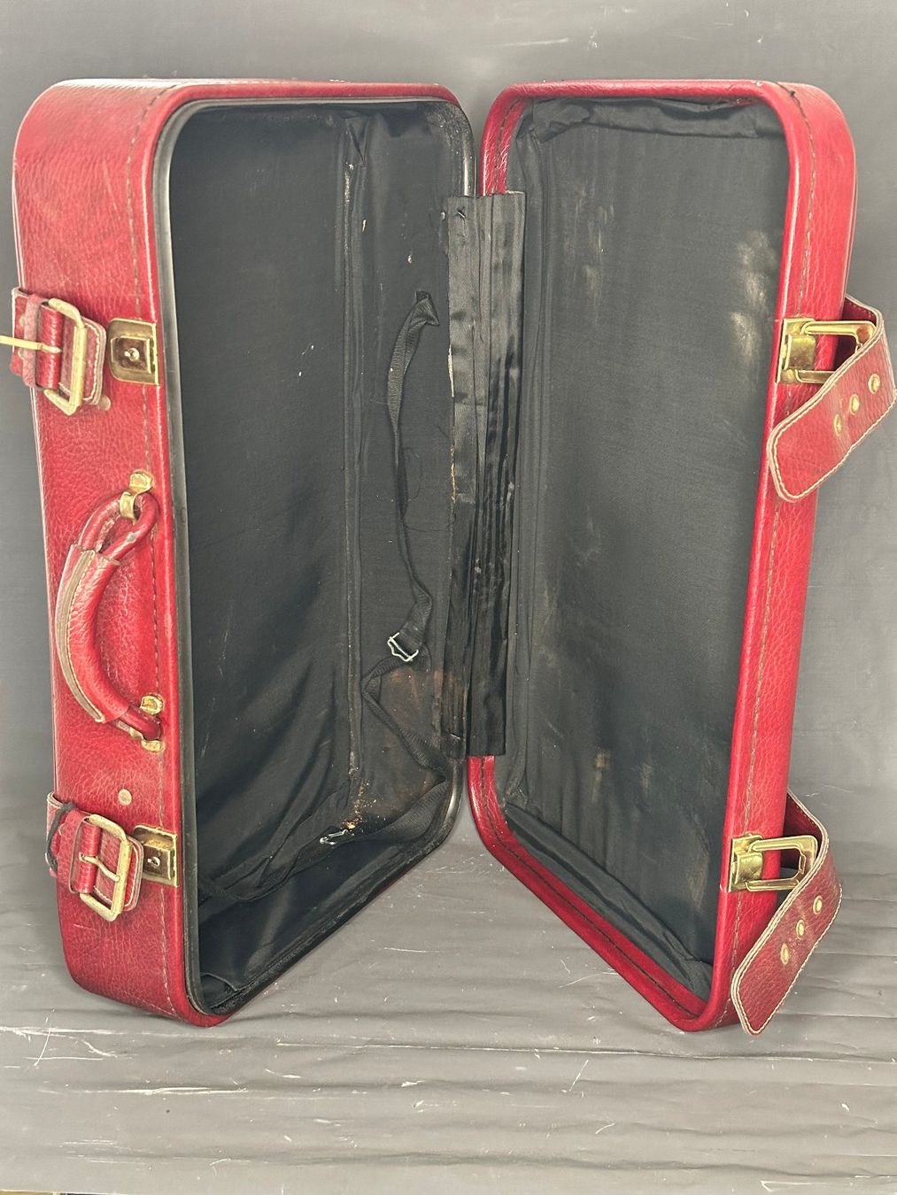 Valigie: Roter Leder Koffer - JETSTAR – Usato da Kloten venduto da Loears 1