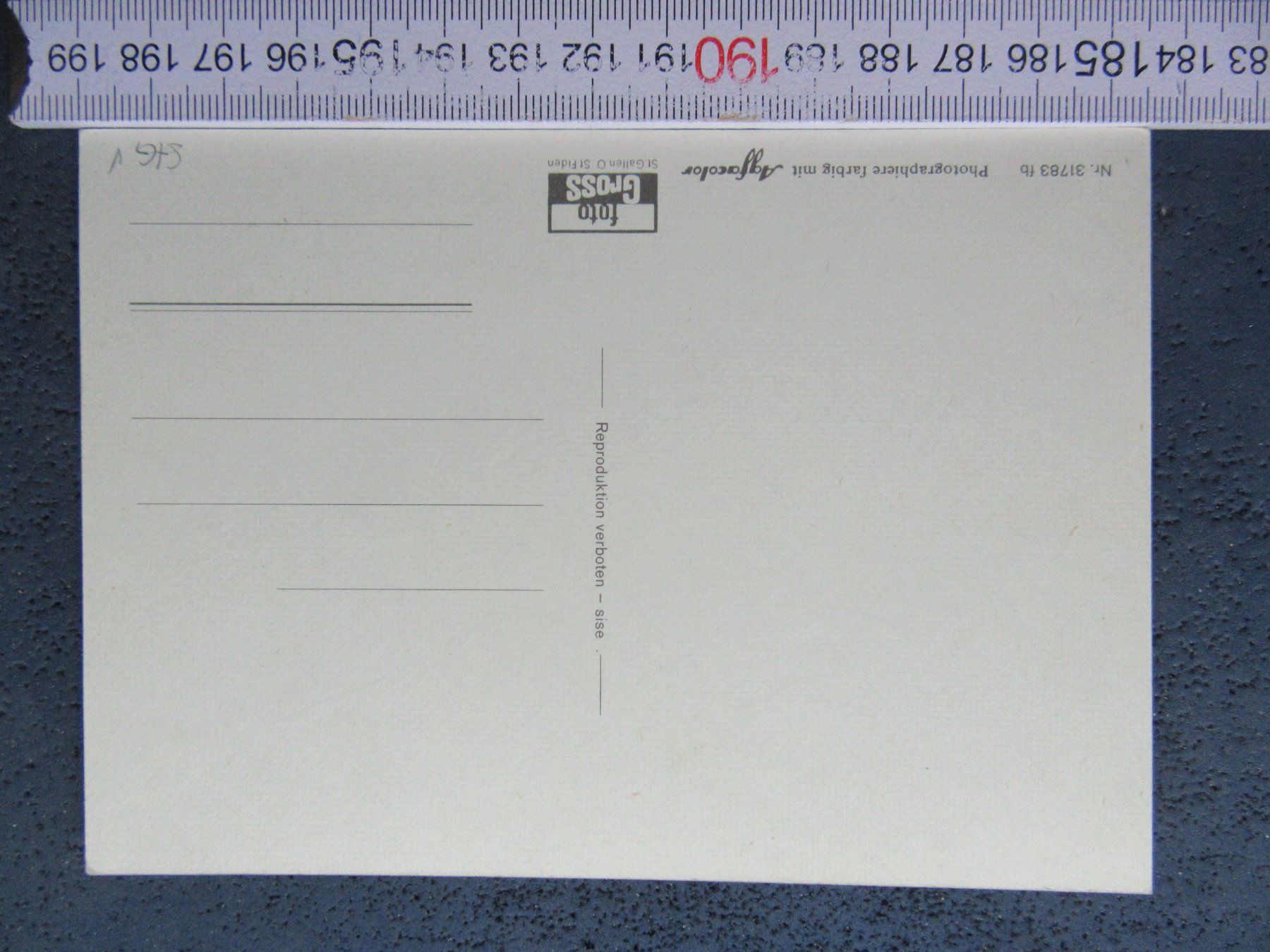 Cartoline postali: GOSSAU SG AK – Usato da Ettingen venduto da Hausi4711 1