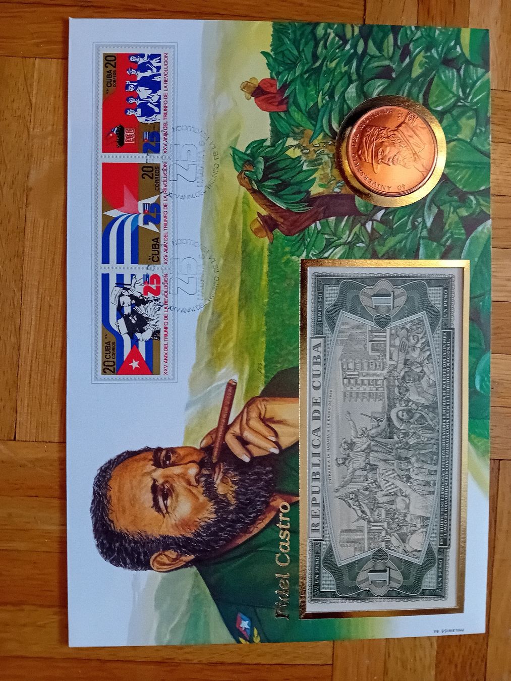 Banconote: Banknotenbrief mit Muenze - Cuba – Nuovo (secondo la descrizione) da Muralto venduto da Alex1912
