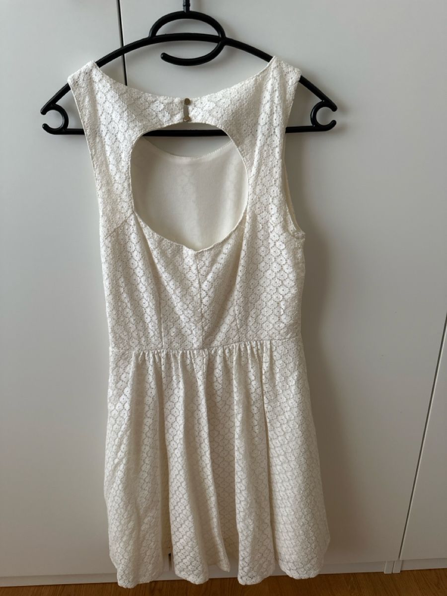 Only Vestiti: Sommerkleid weiss/beige Grösse 34 – Nuovo (secondo la descrizione) da Zofingen venduto da kat_gbm9 1