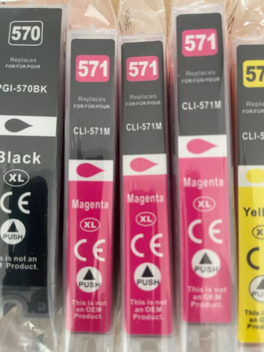 Pixma Cartucce per stampanti & toner: Canon PGI-570 + CLI-571 Druckerpatronen – Nuovo e nell'imballaggio originale da Neuenhof venduto da Sonnyd 5