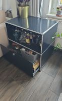USM Haller Sideboard schwarz mit Schublade
