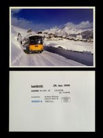 Lumbrein Lumnezia Postauto Saurer RH525-23 Foto Ausdruck A5