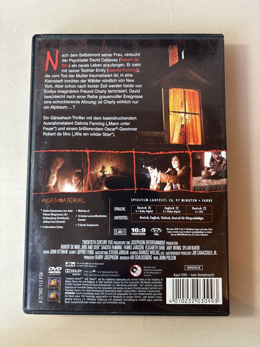 Tutti i DVDs: Hide and Seek – Usato da Ruswil venduto da Slivio_ 1
