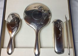Antikes Frisier-set /vanity set Gero 90 komplett