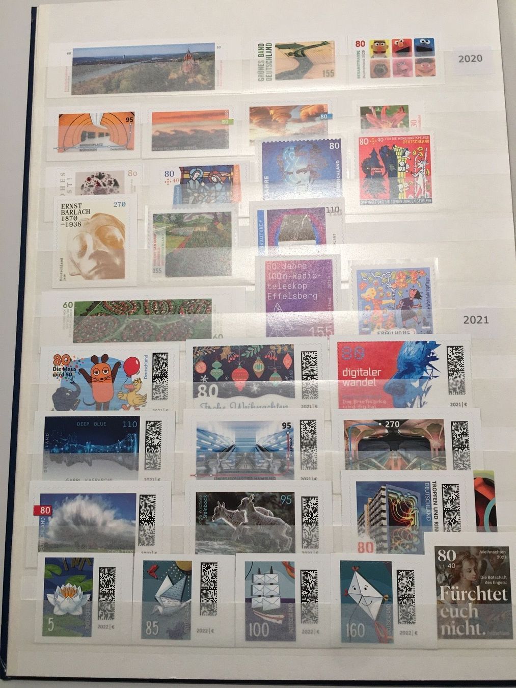 Alle Briefmarken: BRD Alle Selbstklebenden Briefmarken kompl.2000-2022 postfr. – Neu (gemäss Beschreibung) aus Ennetbürgen von Sabmann 5