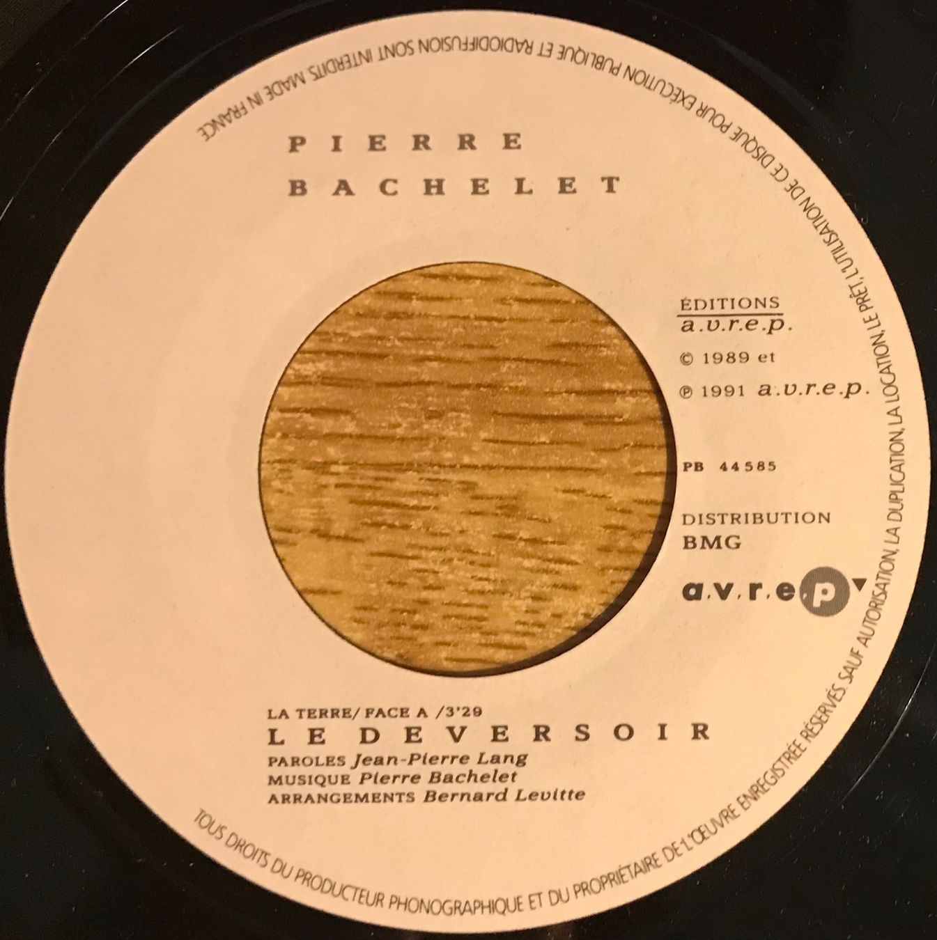 Schallplatten: PIERRE BACHELET - LE DÉVERSOIR – Gebraucht aus Bussigny von vinyl-pas-cher 2