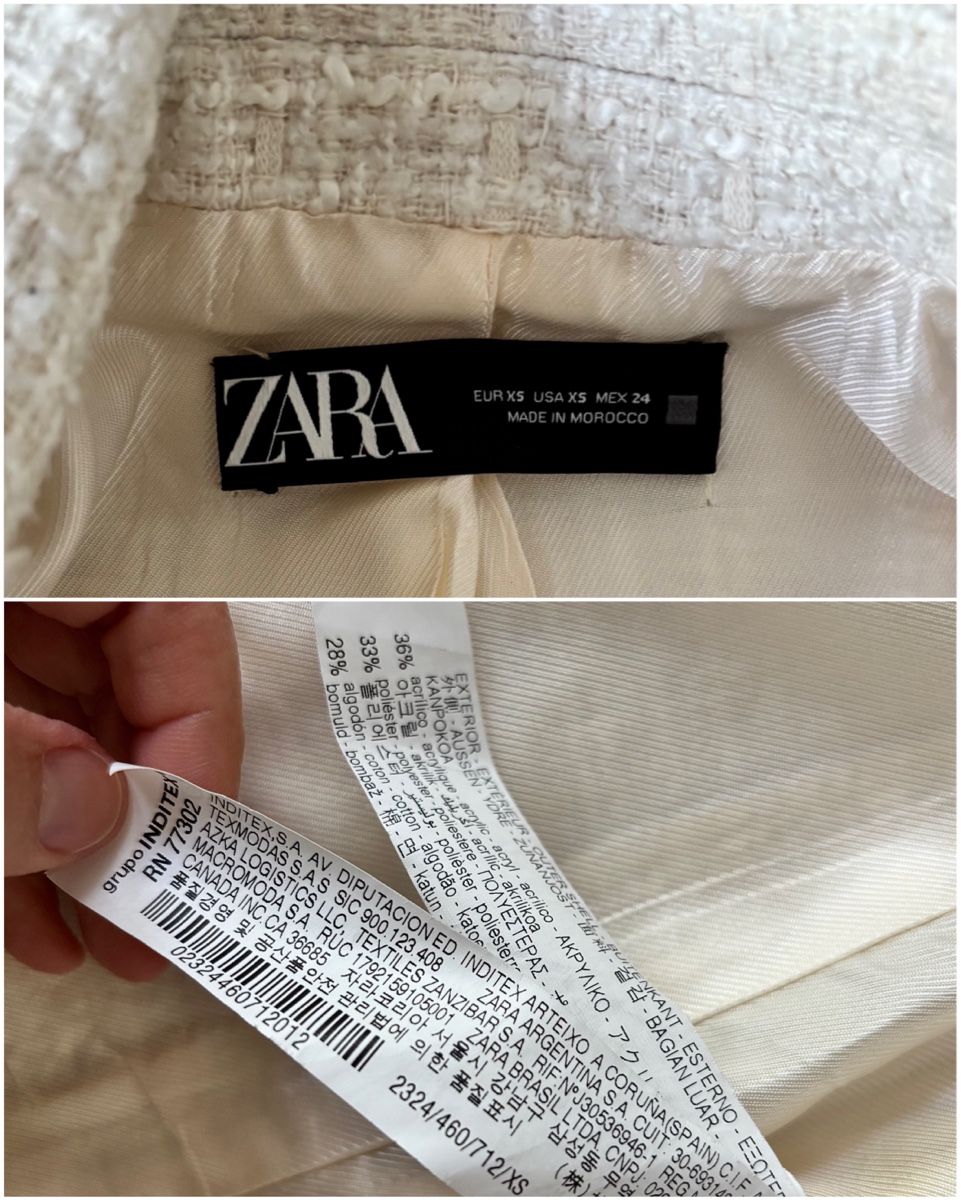 Zara Giacche: ZARA tweeted ecru jacket XS/S – Nuovo (secondo la descrizione) da Zürich venduto da Angela_Fashion_Lover 9