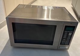 Mikrowelle TCM Tchibo Edelstahl mit Grill und Heißluftofen
