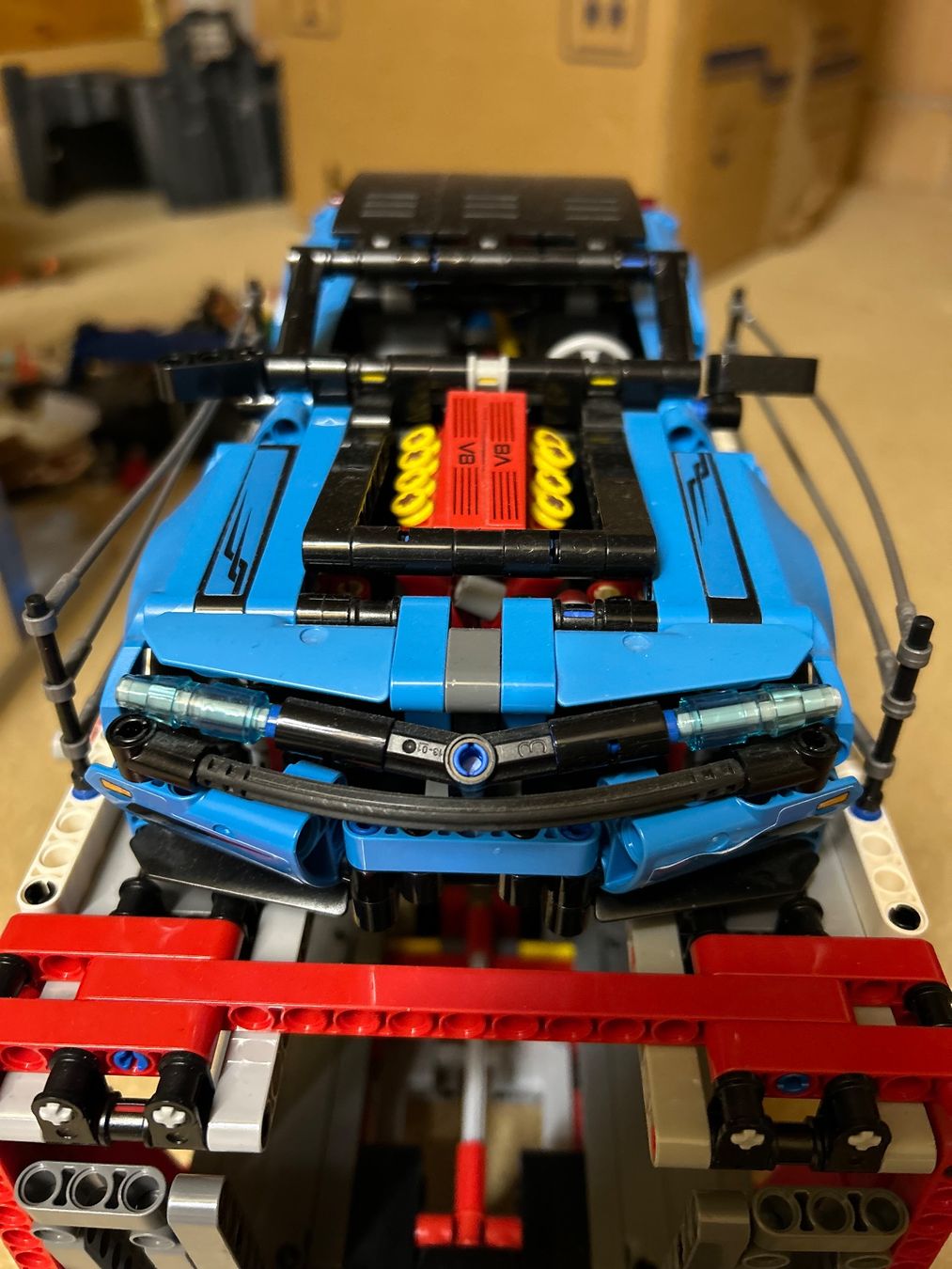 Autocarri: Lego Technics Autotransporter und Auto – Usato da illnau venduto da sweet83 2