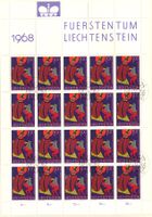K'Bogen  Kirchenpatrone  25.April  1968   gestempelt Ersttag