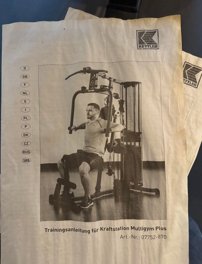 Kettler Hometrainer: Kettler machine de musculation MULTI GYM PLUS / 07752-870 – Usato da Trélex venduto da Arnaudyak 5