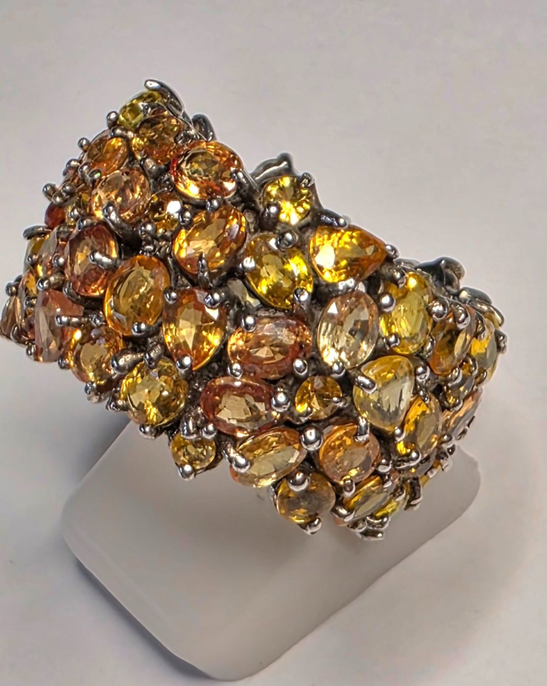 Ringe: Gel orange Safire Eternity Ring – Neu (gemäss Beschreibung) aus Zürich von adriben 2