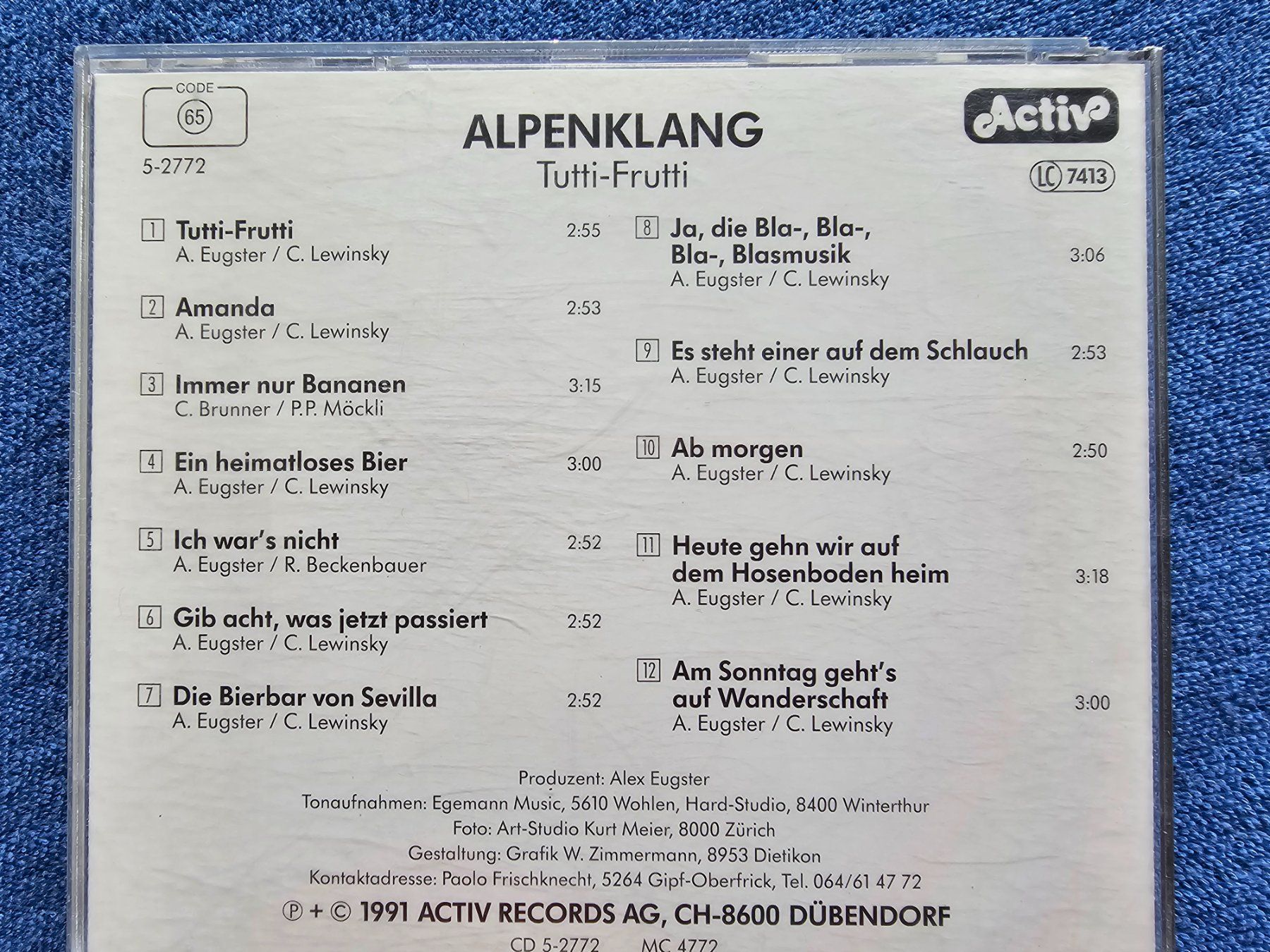 CD: Alpenklang-Tutti Frutti/cd/dj – Usato da Bremgarten AG venduto da musiccollector 1