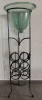 Flaschen-Blumengestell, Eisen, Glas entfernbar