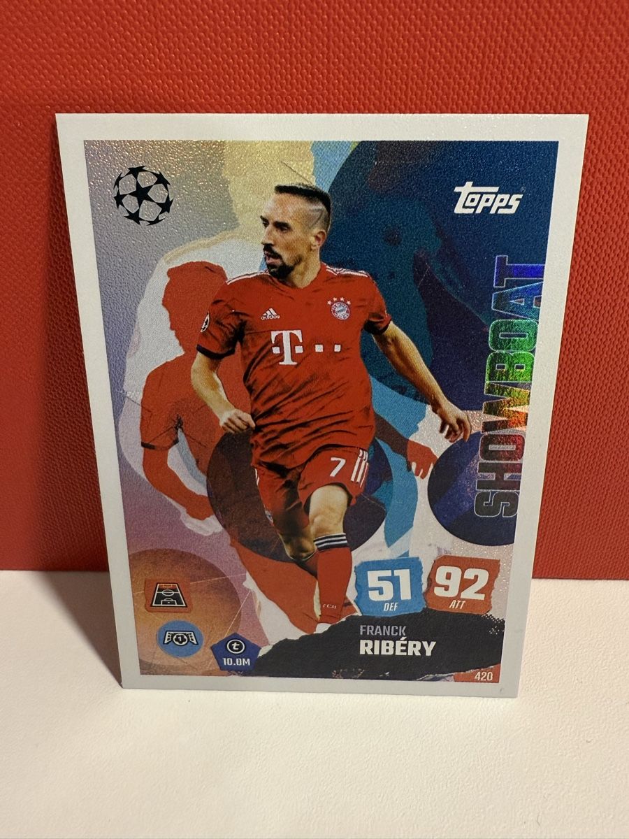 Topps Fussballkarte | Franck Ribéry | FC Bayern München (Gebraucht) in ...