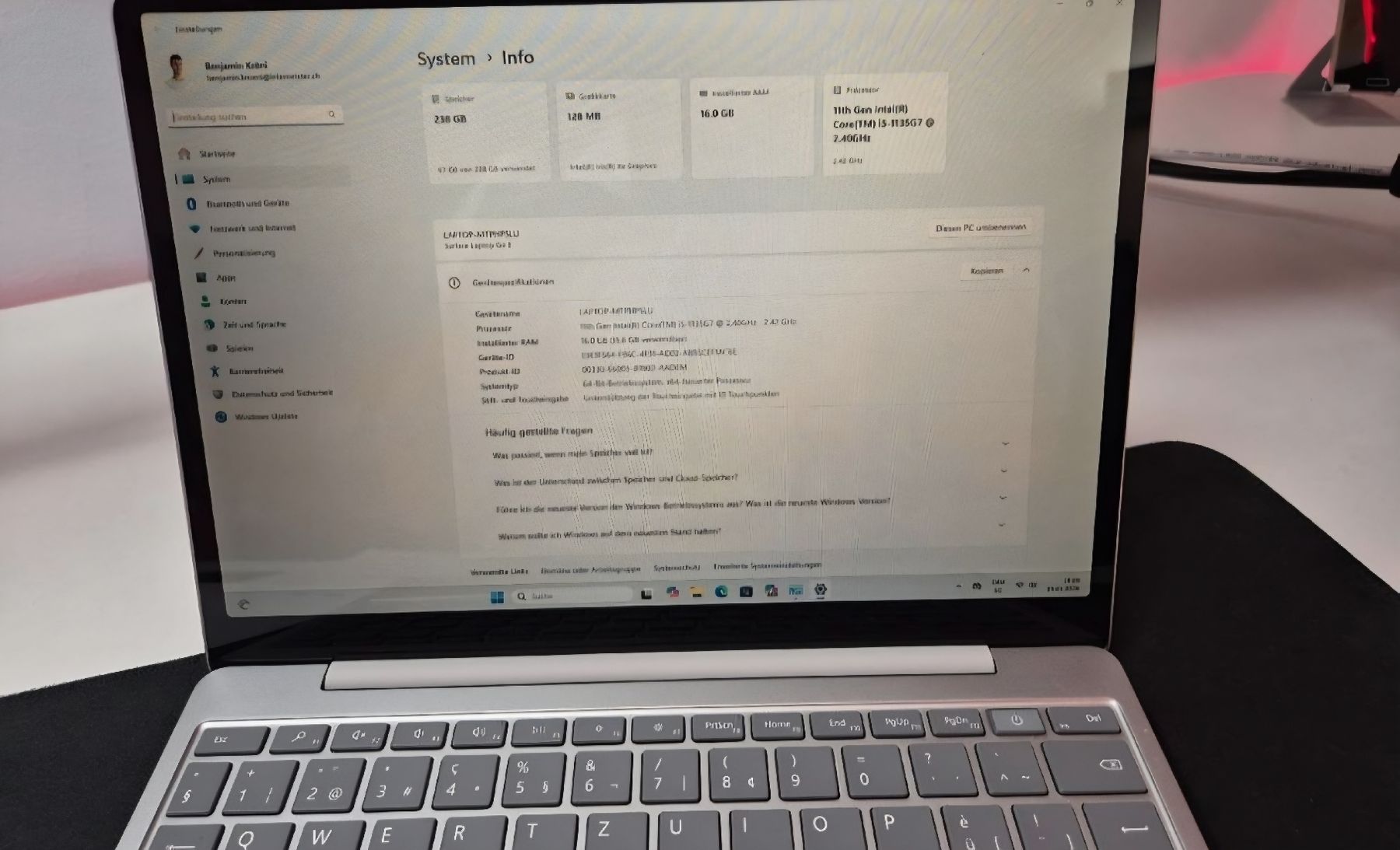 Microsoft Portables: Microsoft Surface Go 2 / Touch – D'occasion à Degersheim par gadmer01 4