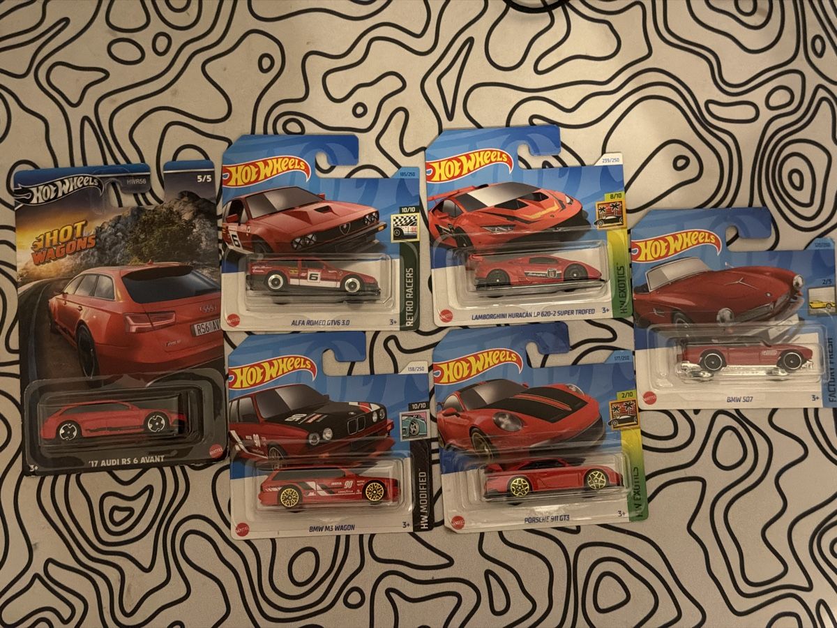 Hot Wheels Modellini d'auto: Hot Wheels Rot Pack – Nuovo (secondo la descrizione) da Uster venduto da yag_5g7d