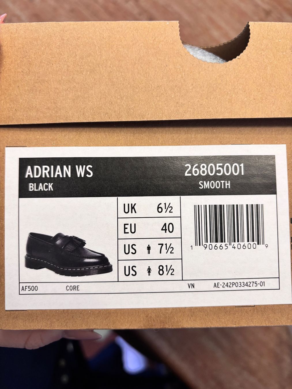 Dr. Martens Scarpe da donna: Mocassins Dr. Martens Adrian cuir noir Taille 40 – Nuovo e nell'imballaggio originale da Vulliens venduto da LisetteN 2