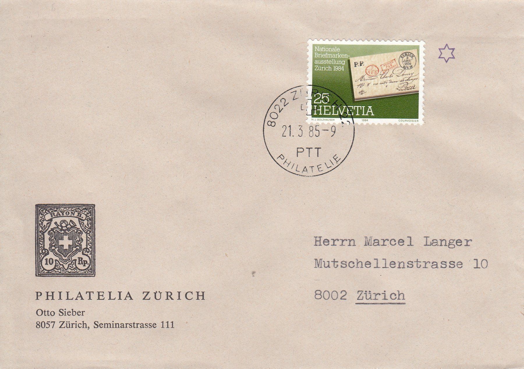 Alle Briefmarken: Philatelia Zürich, 9 Belege – Gebraucht aus Spreitenbach von Mustang_1105 3