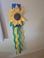 Windspiel Sonnenblume blau gelb grün