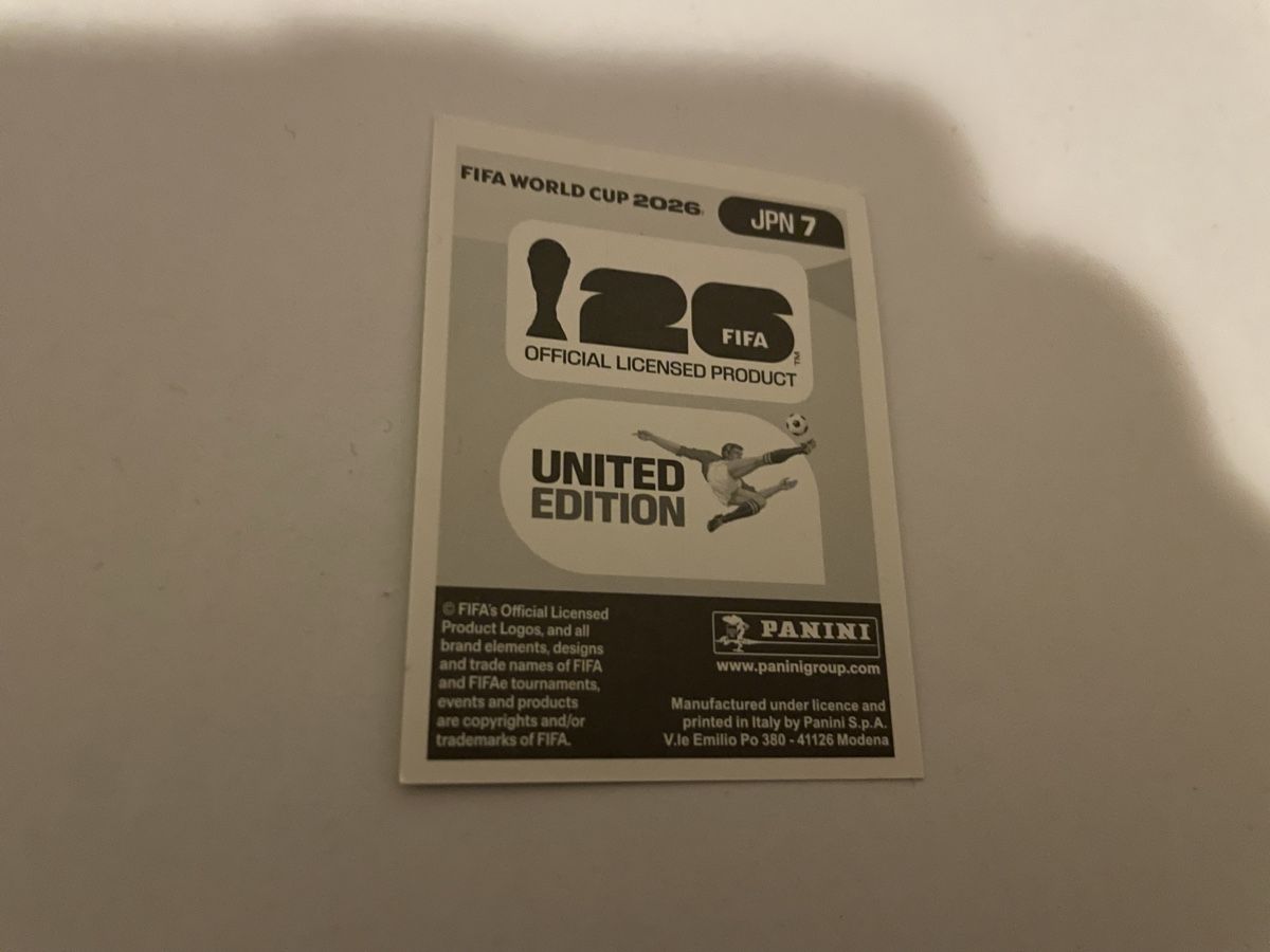 Panini Carte collezionabili: FIFA WM 2026 Tsuvoshi Watanabe JPN 7 – Nuovo (secondo la descrizione) da Winterthur venduto da Cobraforce 1
