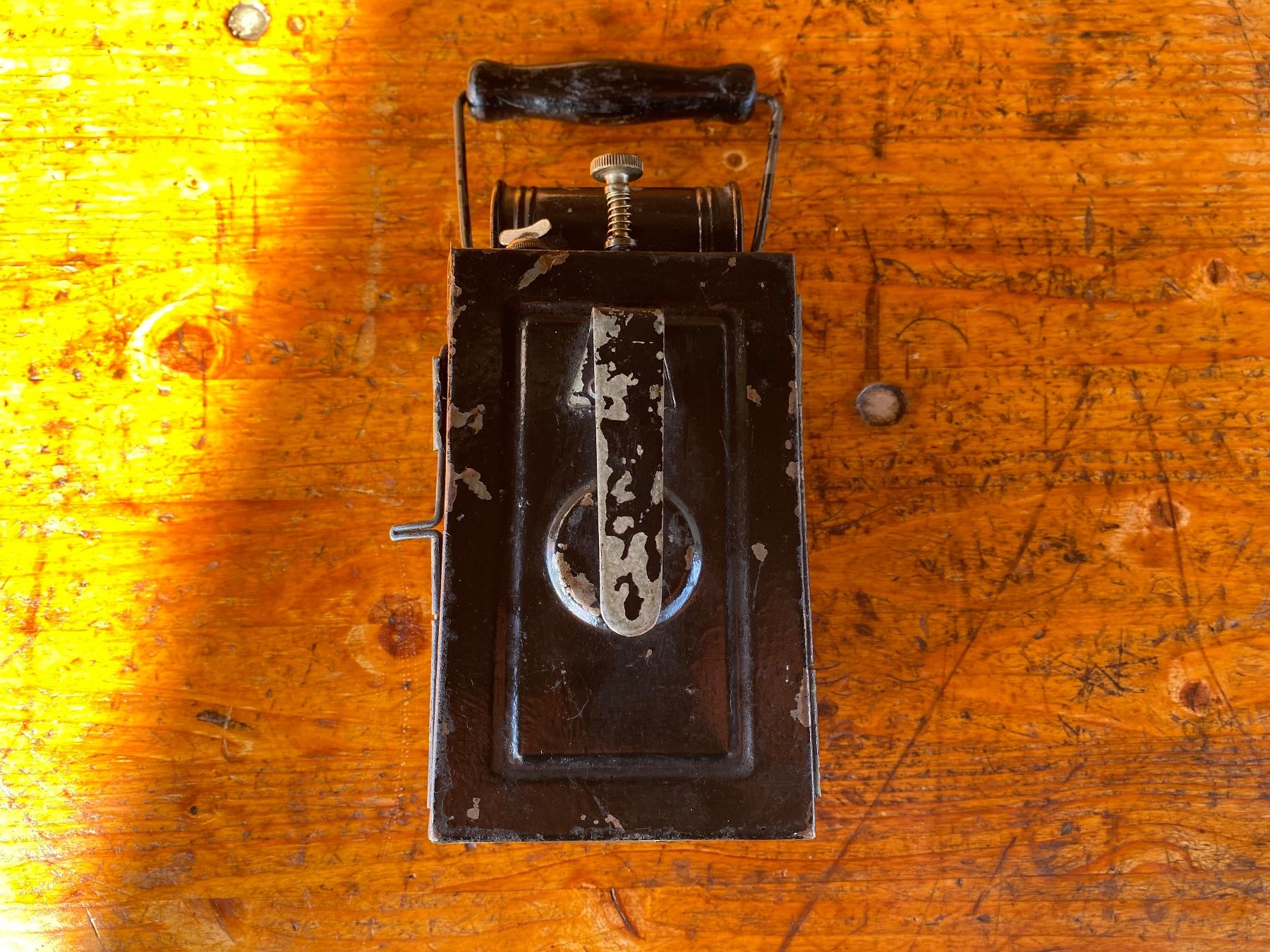 Lampade: alte A. Sartorius Wuppertal Deutsche Bahn Bahnlampe – Usato da Feldbach venduto da Fea1 3