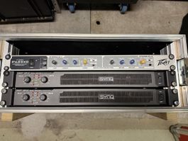 2x digital Sync Amp, Peavey, 2x Bass 18“ Set