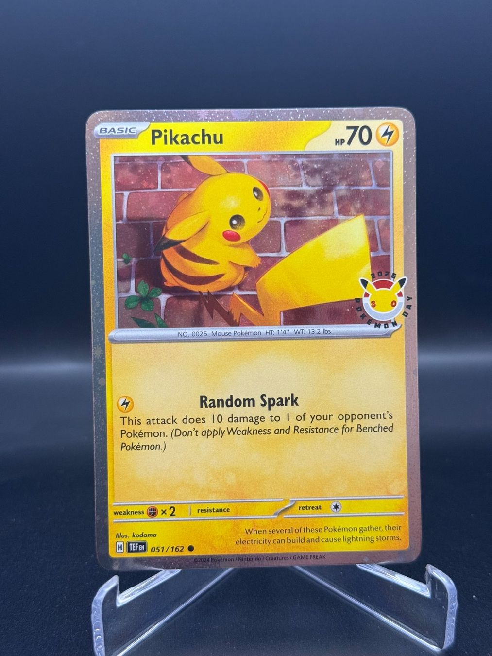 Pokémon Carte collezionabili: Pikachu (TEF 051) – Usato da Birmensdorf ZH venduto da SnorlaxMail