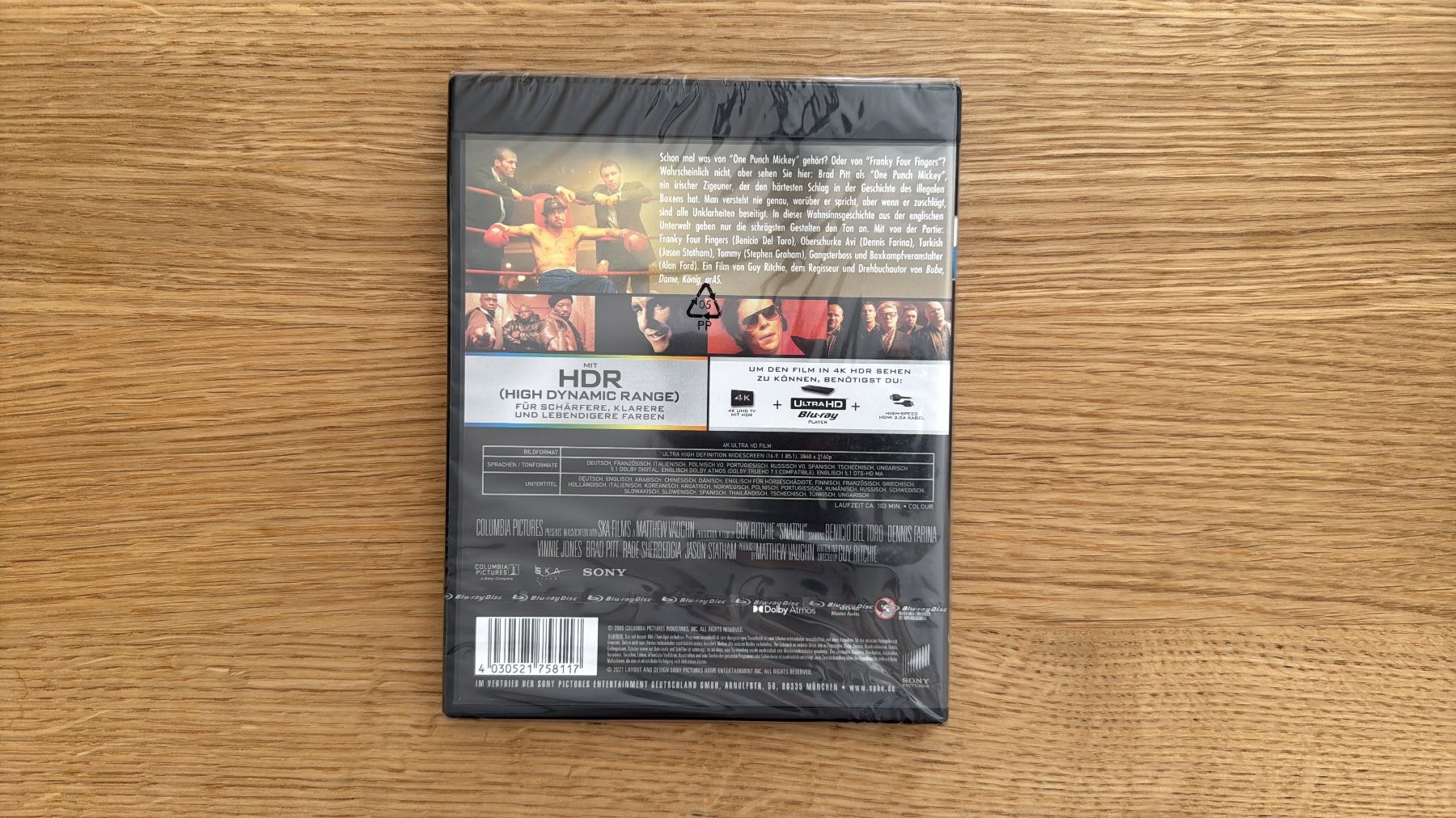Tutti i DVDs: Snatch - 4K UHD Blu-Ray – Nuovo e nell'imballaggio originale da Wallisellen venduto da Art_Vendorlay 1