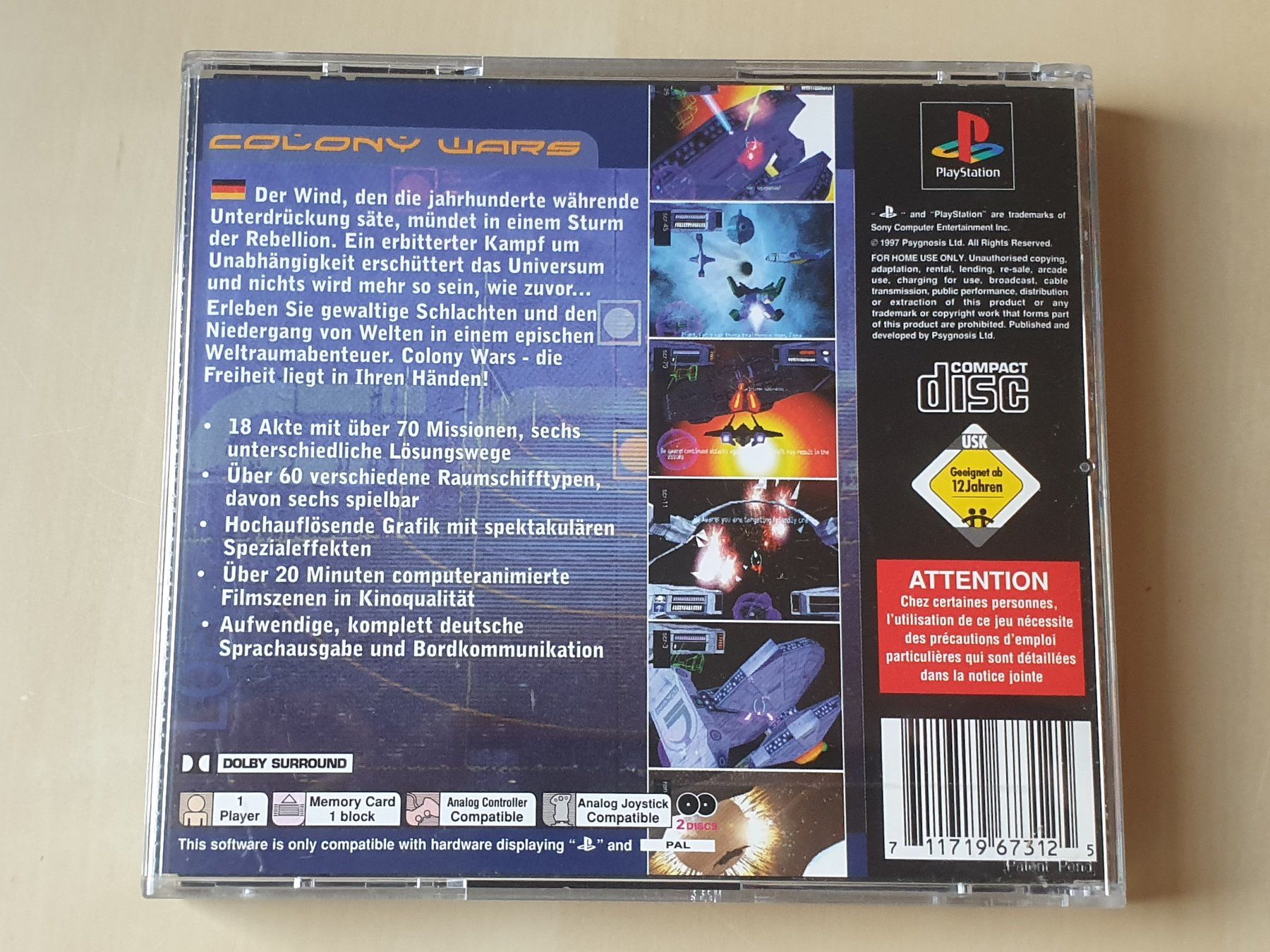Sony Spiele: Colony Wars – Gebraucht aus Stansstad von collectorsshop 1