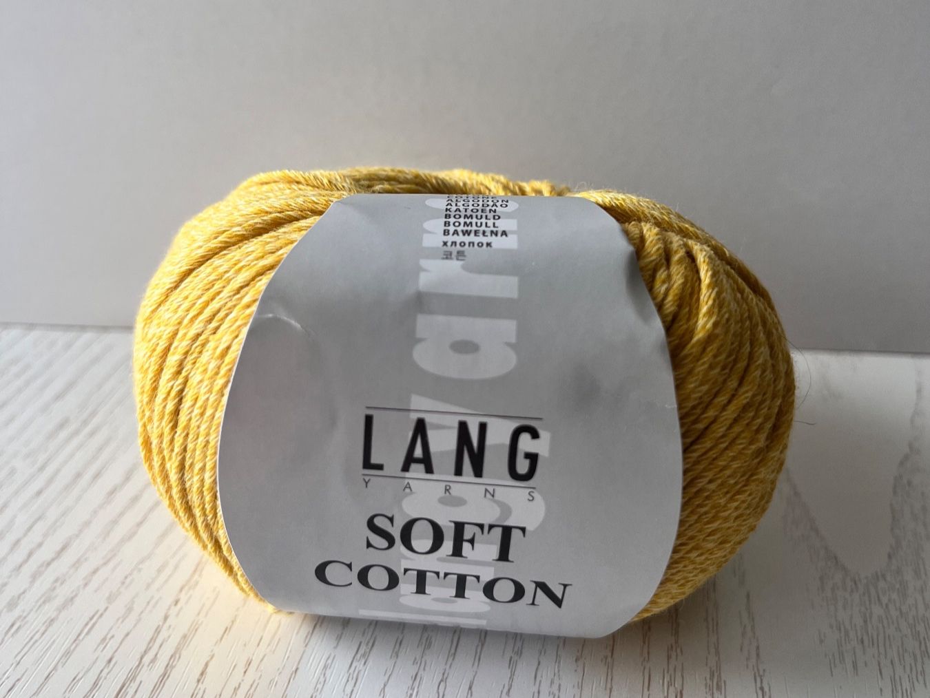 Lana: 1 Knäuel Lang Soft Cotton – Nuovo e nell'imballaggio originale da Büsserach venduto da bor_s88m