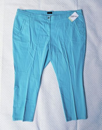 NEU! Tolle Stretch Hose bequem Türkis Gr. 5XL