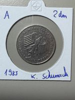 Allemagne - 2 DM - 1985 - K.Schumacher 