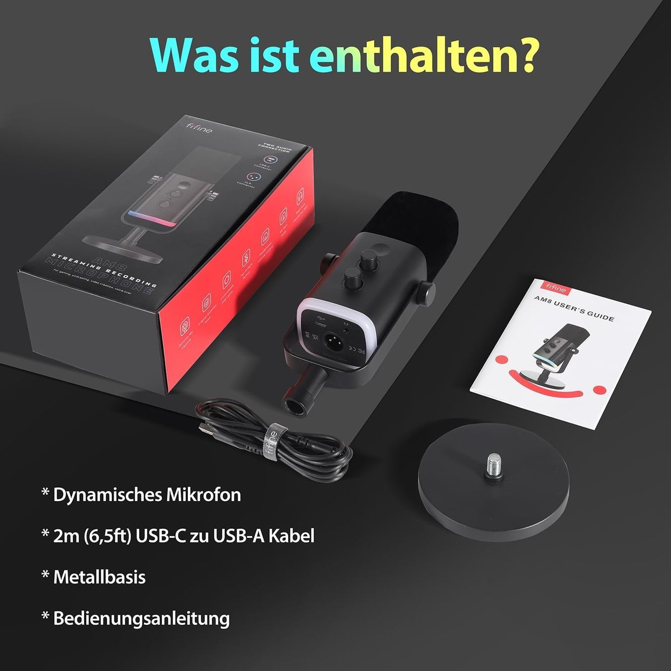Mikrofone: Gaming Mikrofon XLR USB dynamisch Streaming Podcast PC – Neu und originalverpackt aus Neuhausen am Rheinfall von HugoVerkauft 7