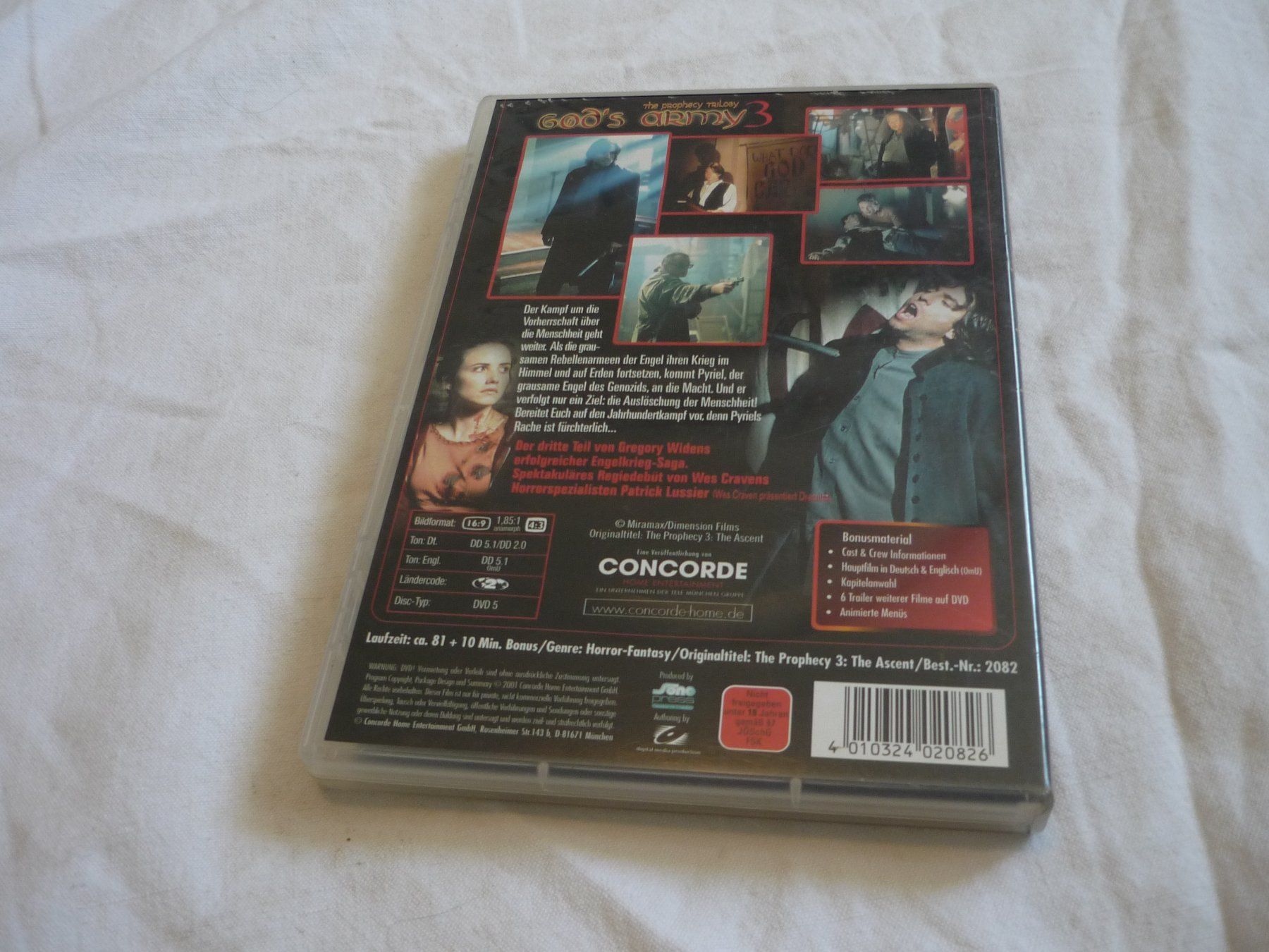 Tutti i DVDs: DVD Rar Horror - Gods Army 3 – Usato da Beringen venduto da Flatretriever 2
