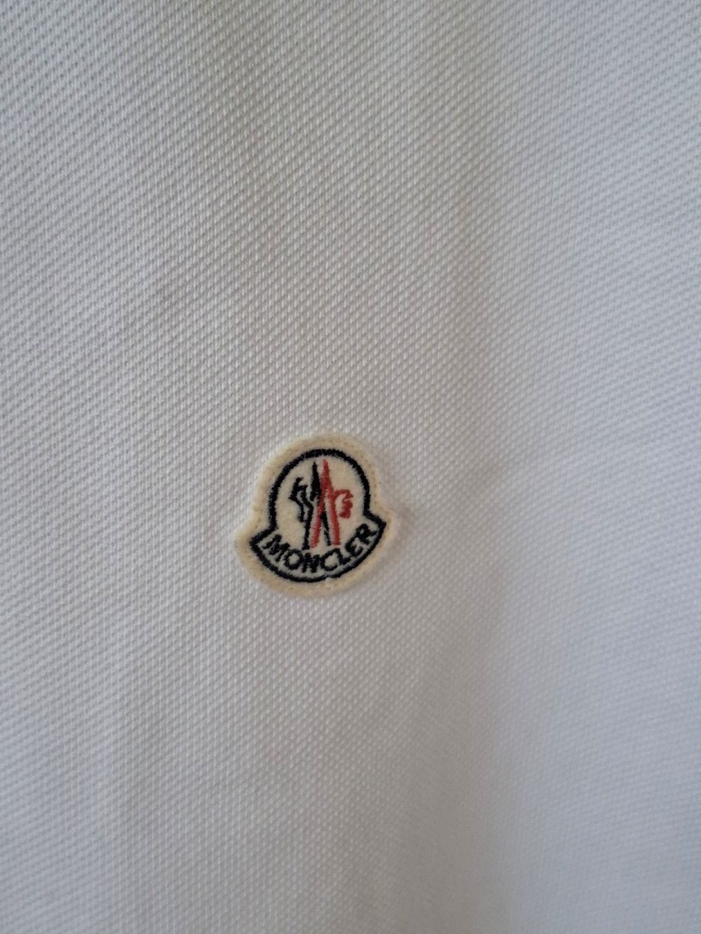 Moncler Polos: Polo blanc Moncler  – D'occasion à Renens VD par ser_j2fn 3