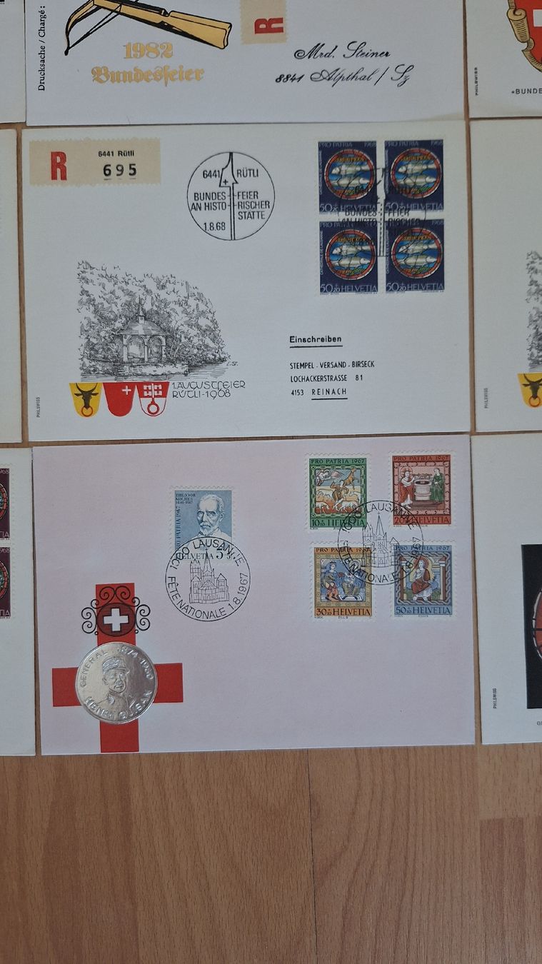 Timbri: Bundesfeiersonderpoststempel – Nuovo (secondo la descrizione) da Pratteln venduto da walti-6060 5