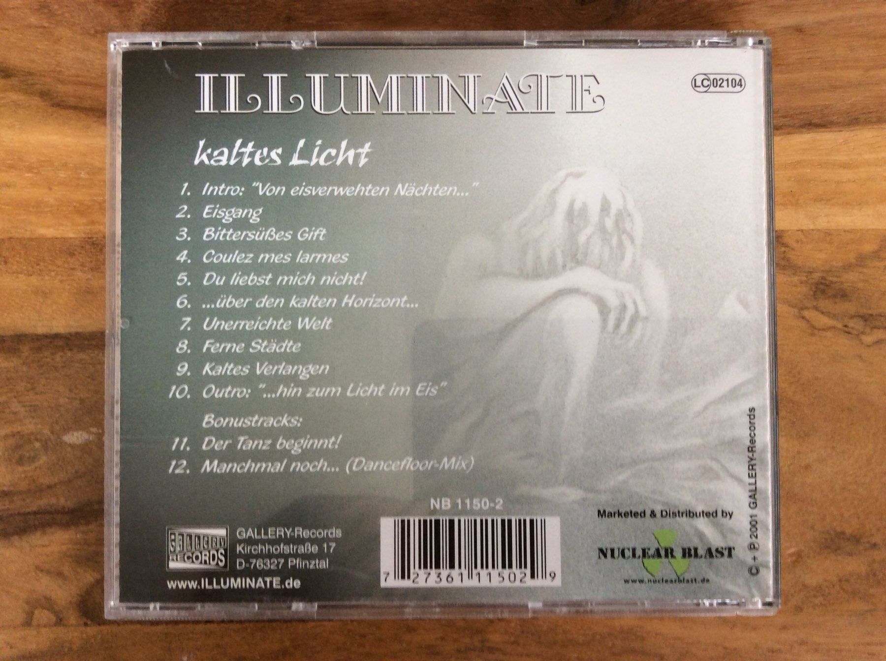 CD: CD Illuminate - Kaltes Licht – Usato da Horgen venduto da flyingpenguin2000 2