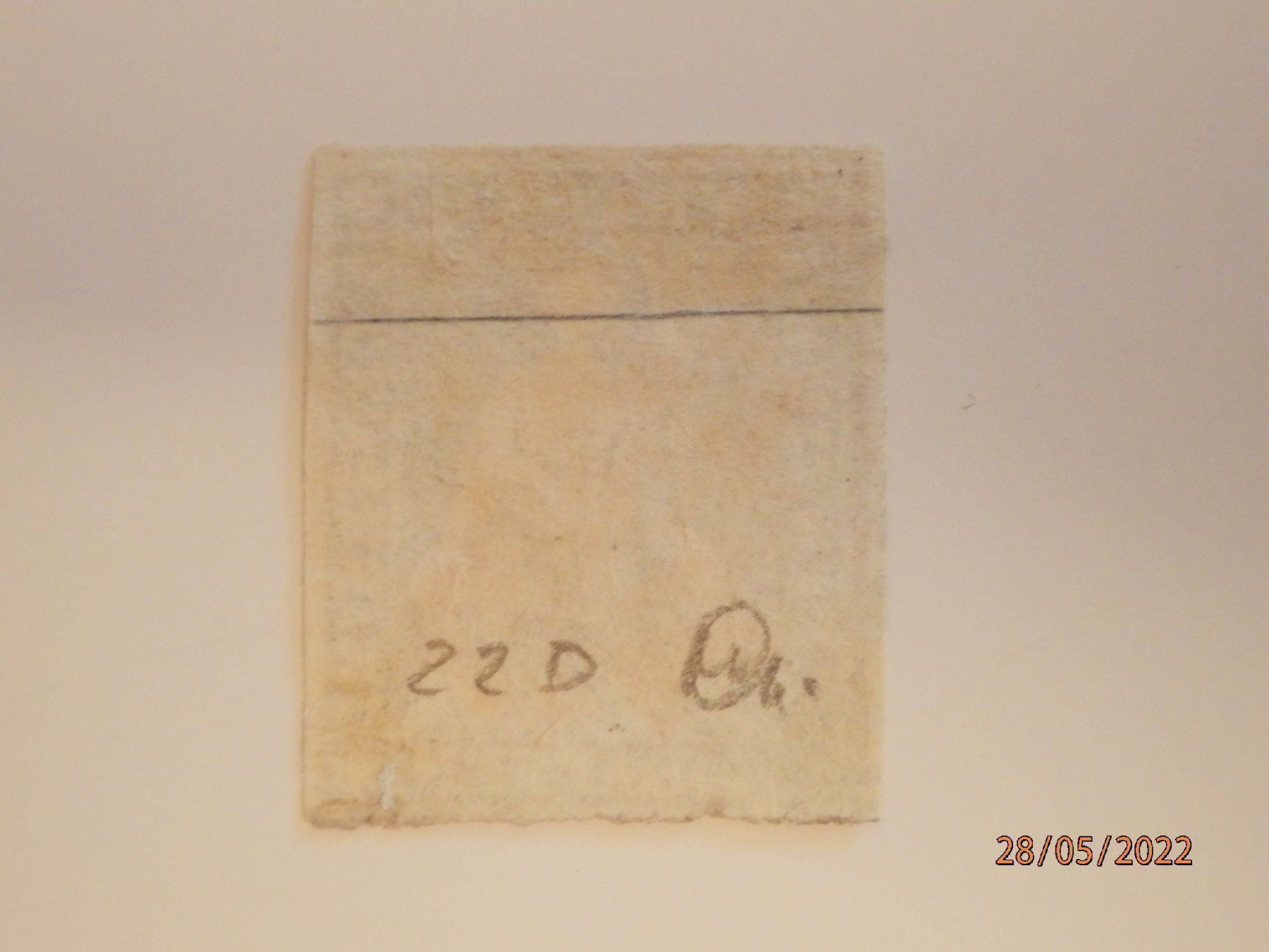 Tutti i francobolli: Strubel, 22D, SBK, CHF 50.00, 2-K Stempel, Schnittfehler – Usato da Ueberstorf venduto da dinbau 2