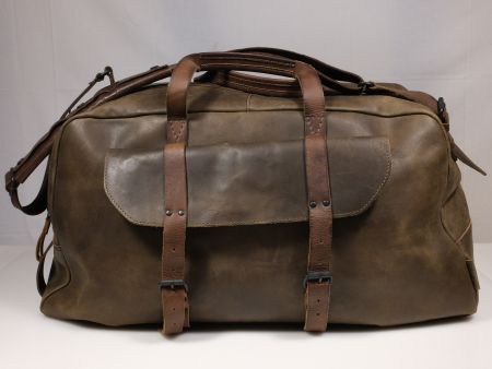AUNTS & UNCLES Reisetasche / Weekender, Leder mit Patina