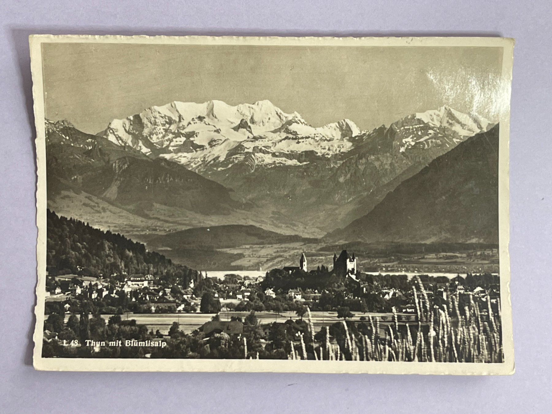 Cartes postales: Thun mit Blümlisalp – D'occasion à Steg VS par danwer74