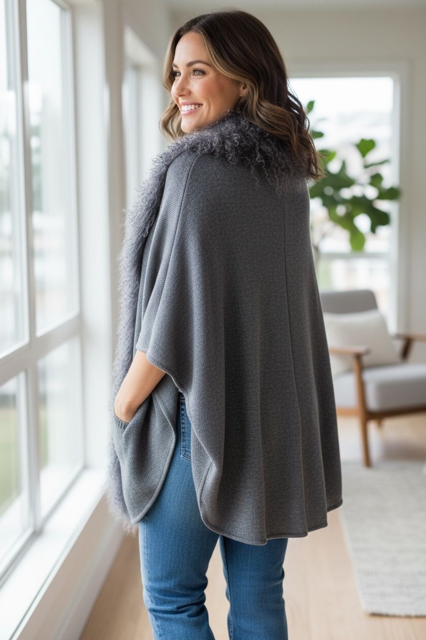 Altro in Moda donna: LEONARDO Cape gris Élégant – Nuovo (secondo la descrizione) da Vuisternens-Romont venduto da gol_xp6p 7