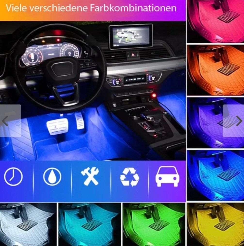 Alle Autoersatzteile: Auto Ambiente Beleuchtung LED – Neu (gemäss Beschreibung) aus Dornach von rom_tnh6 2