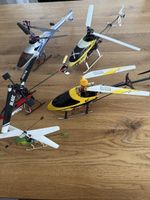 Diverse Modellhelikopter mit Fernsteuerung 