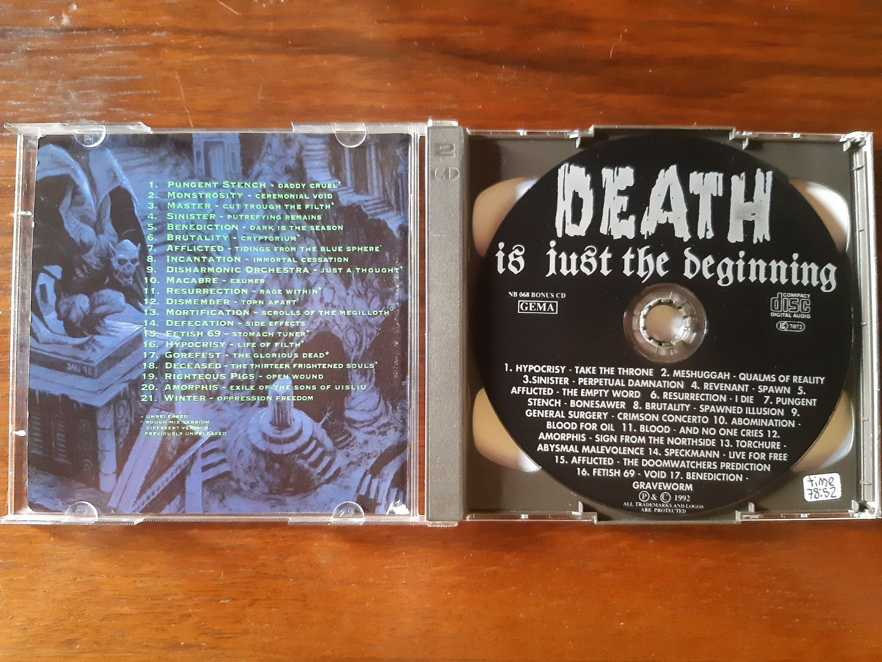 CD: Various - Death.. Is Just The Beginning II(2xCd,compilation) – Usato da Verscio venduto da giamma1985 2